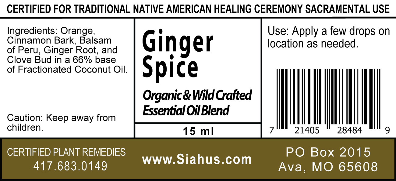 Ginger Spice - Essential Oils Blend