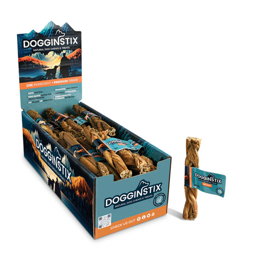 ALL NATURAL DOG CHEWS and TREATS  BRAIDED BEEF TRIPE  FREE RANGE – GRASS-FED BEEF. Premium Grade Beef Tripe