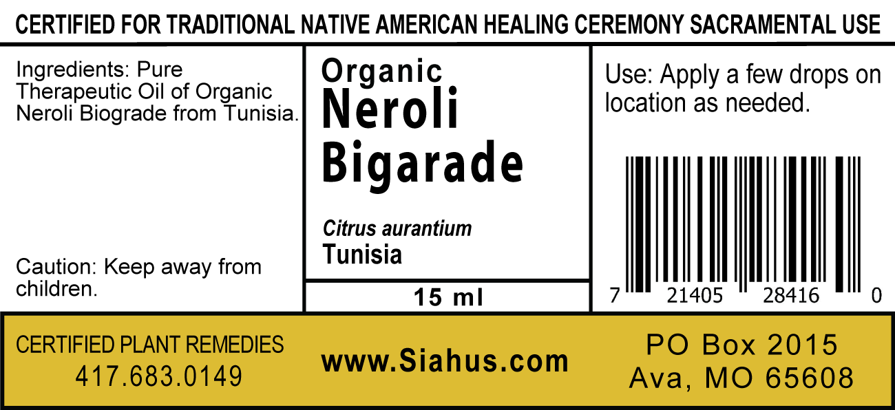Organic Neroli Bigarade essential oil