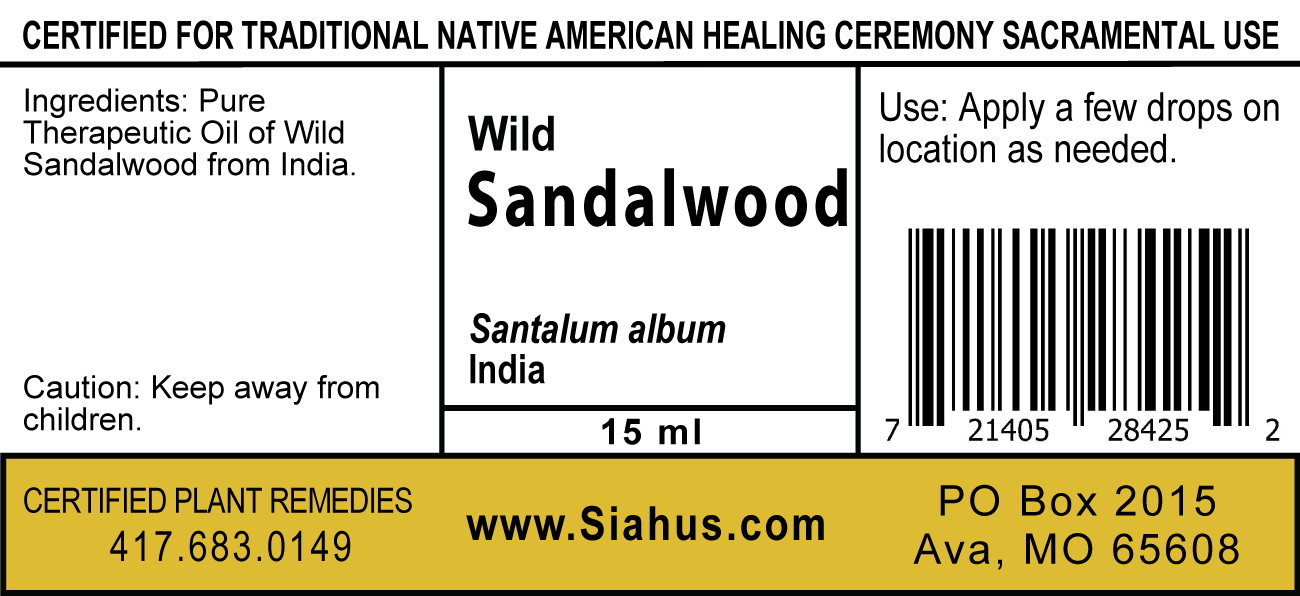 Wild Sandalwood essential oil