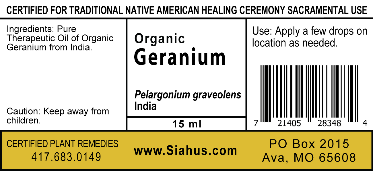 Organic Geranium essential oil