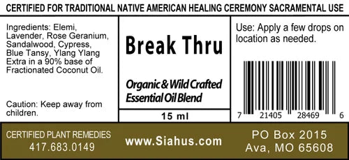 Break Thru - Essential Oils Blend