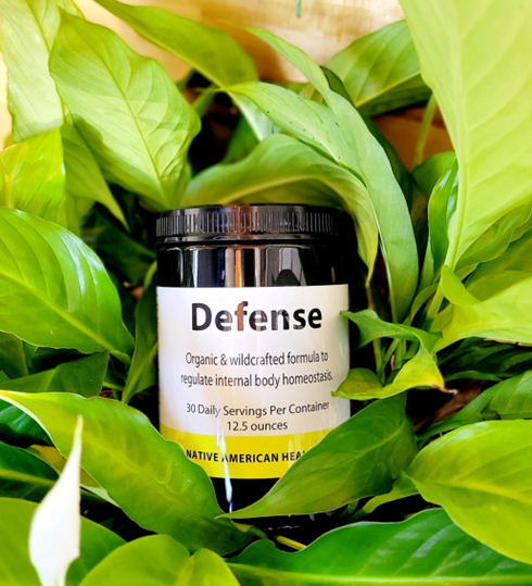 Native American organic supplement to regulate internal body homeostasis.