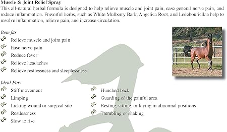 All-natural herbal formula is designed to help relieve muscle and joint pain.