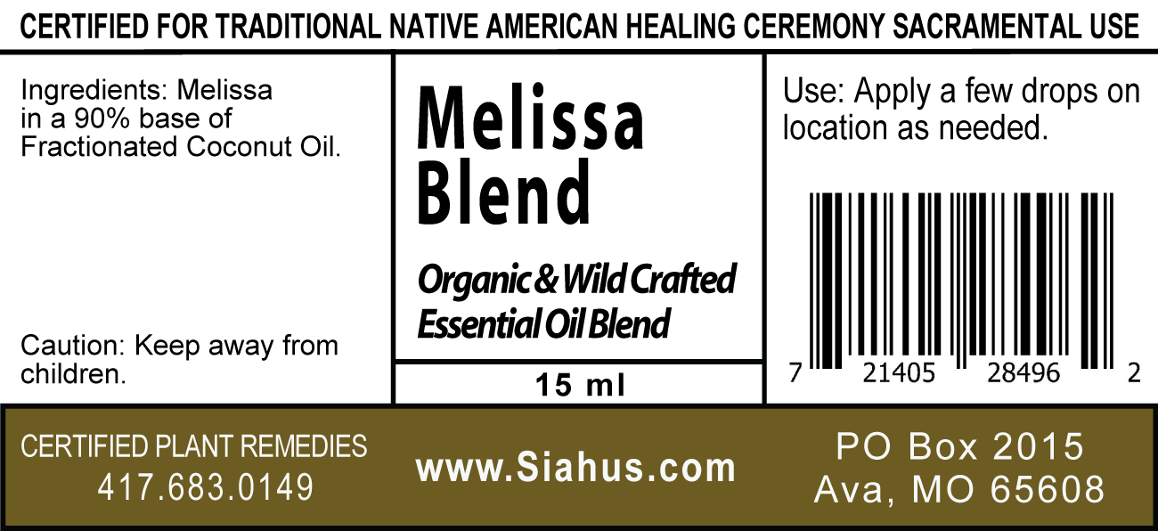 Melissa Blend - Essential Oils Blend