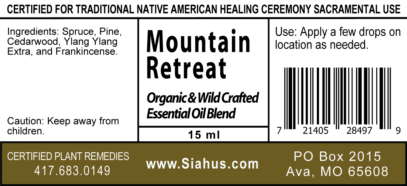 Mountain Retreat - Essential Oils Blend