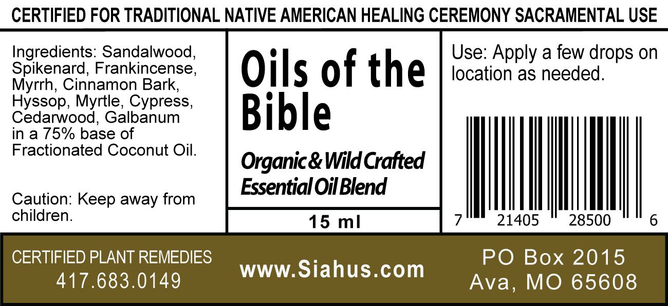 Oil of The Bible - Essential Oils Blend