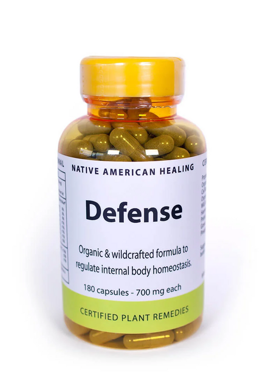 Defense - Organic and wildcrafted formula to regulate internal body homeostasis.