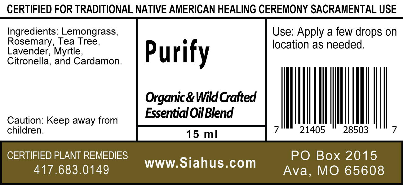 Purify - Organic Essential Oils Blend