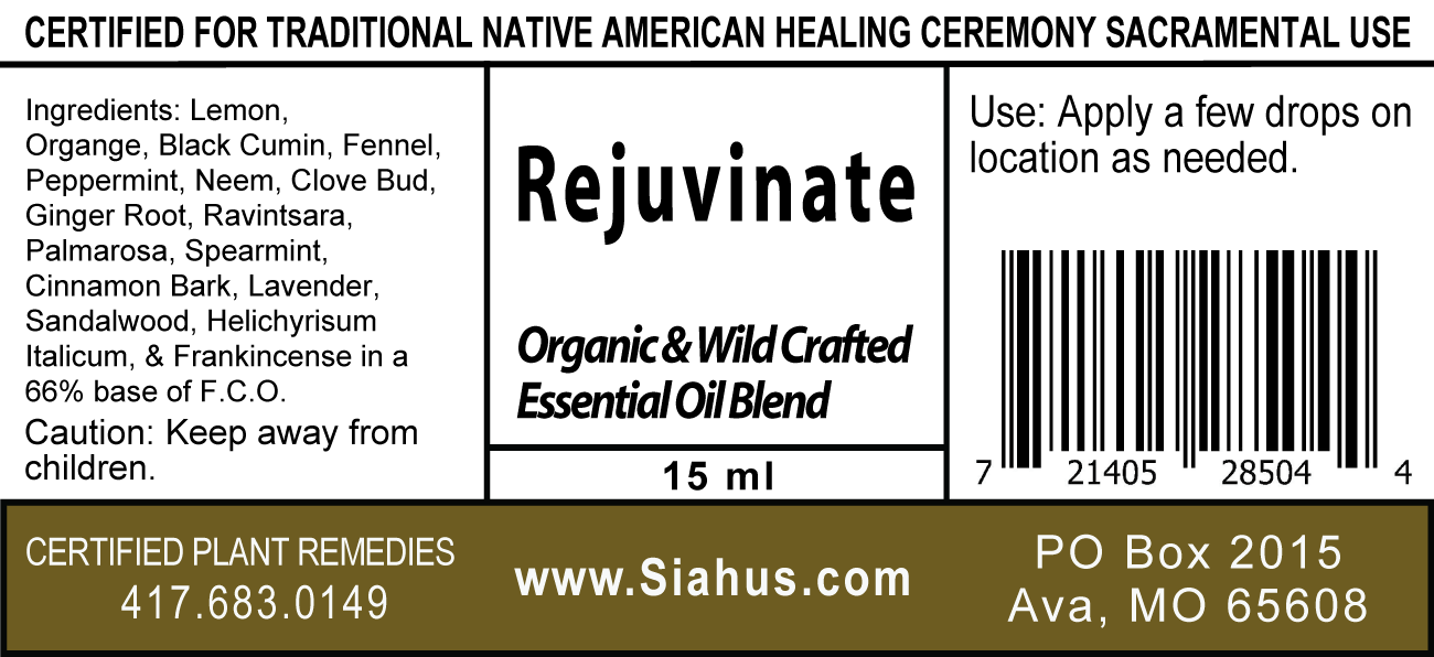 Rejuvenate - Organic Essential Oil Blend