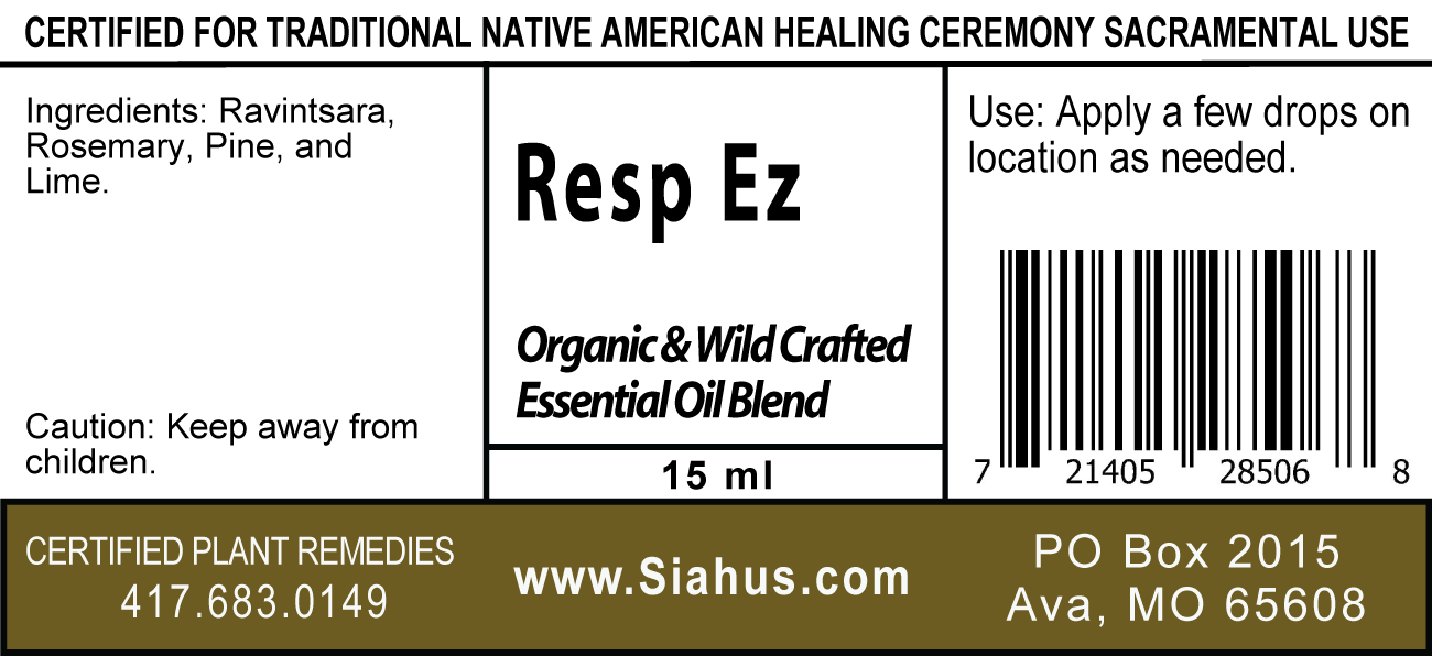 Resp EZ - Organic Essential Oils Blend