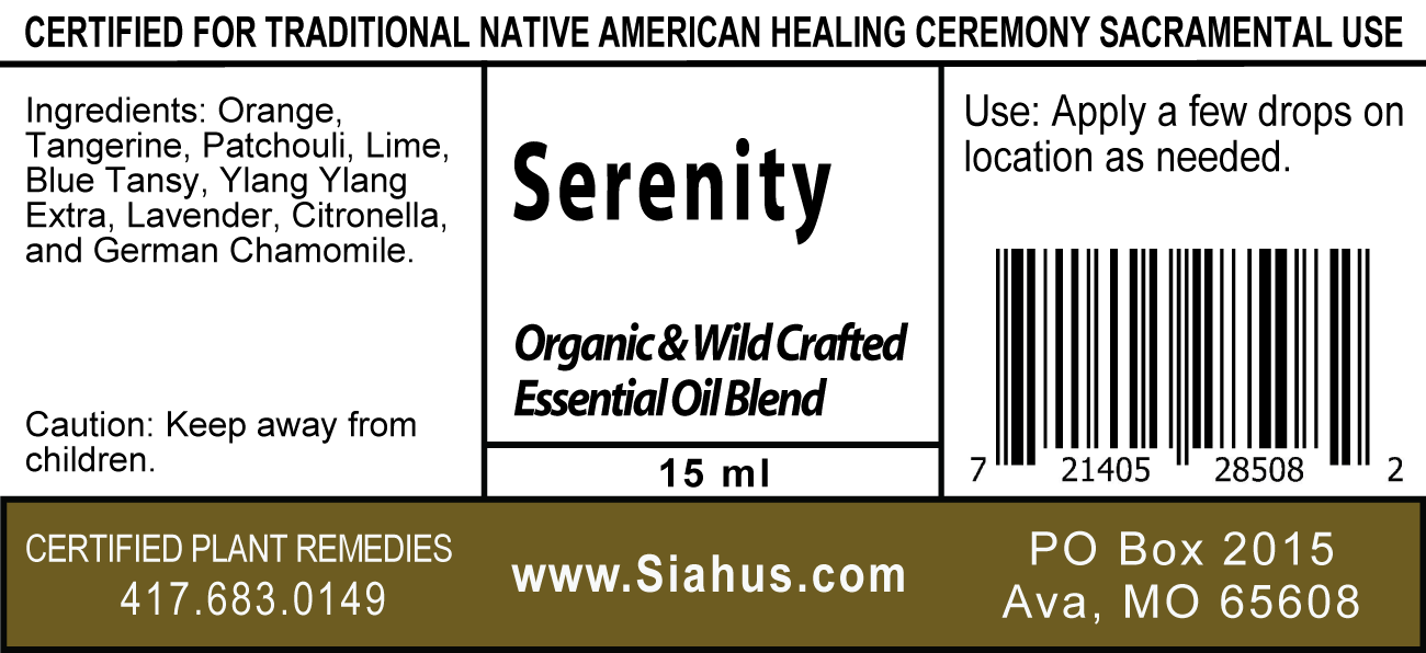 Serenity - Organic Essential Oils Blend