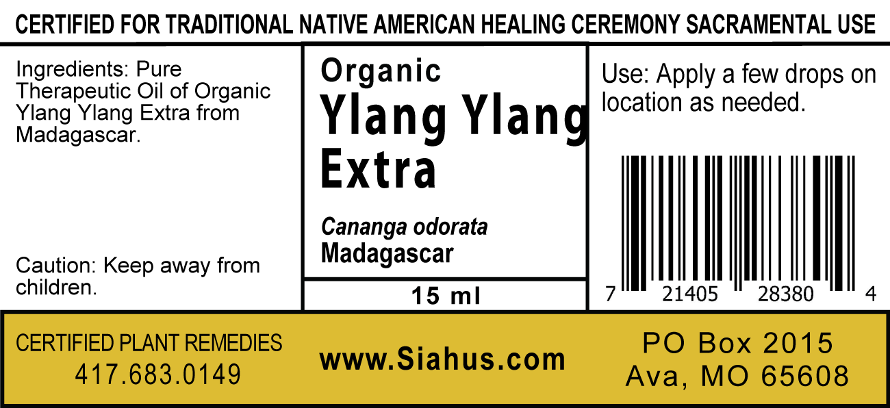 Organic Ylang Ylang Extra essential oil